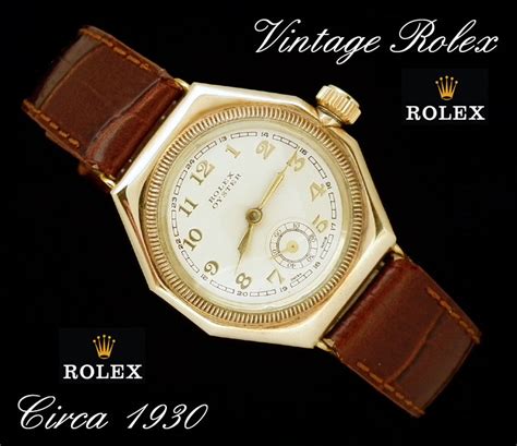 1930s ladies gold octagonal rolex watch|why is Rolex called oyster.